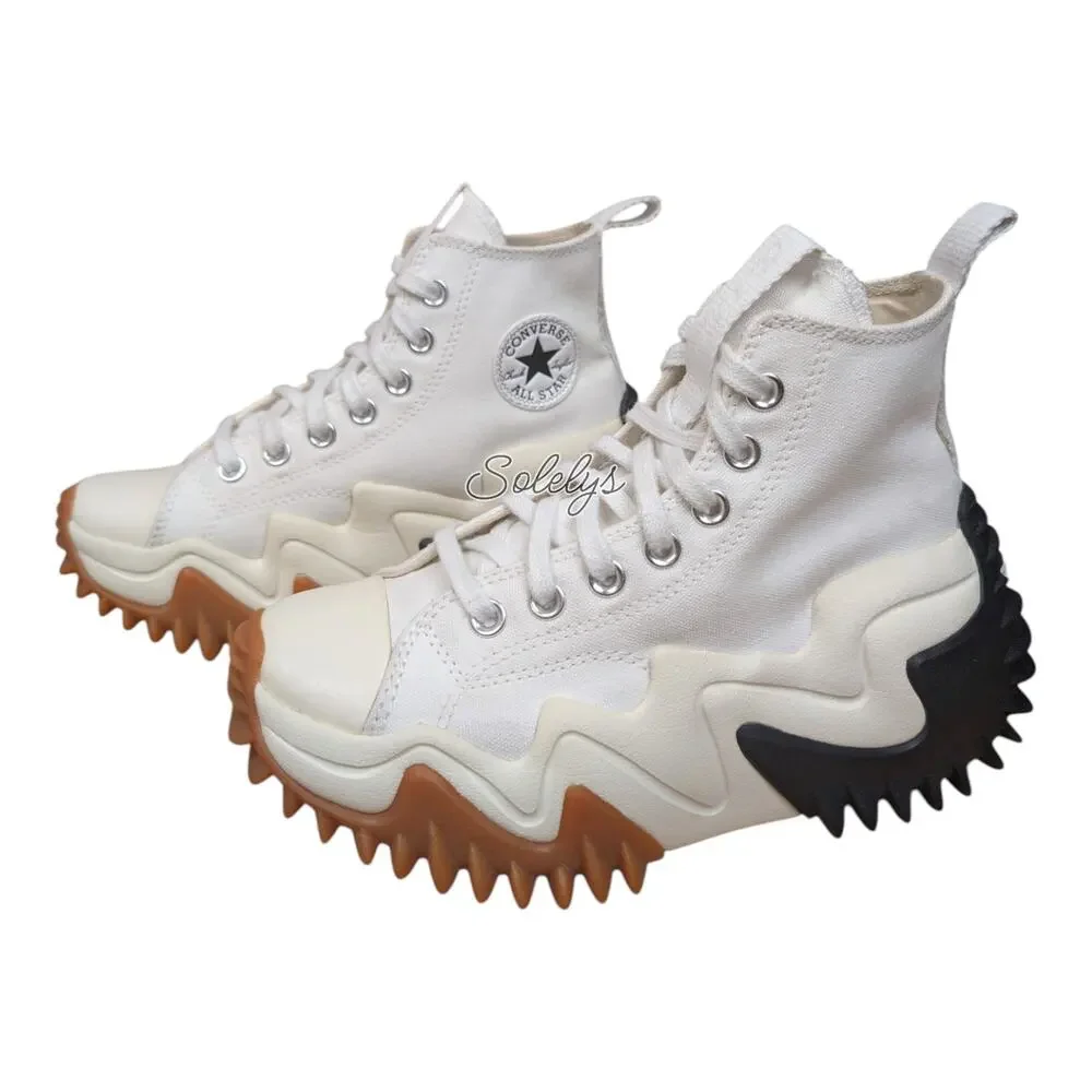 Converse Run Star Motion CX Platform High Top White Gum Unisex Sneaker Womens 5